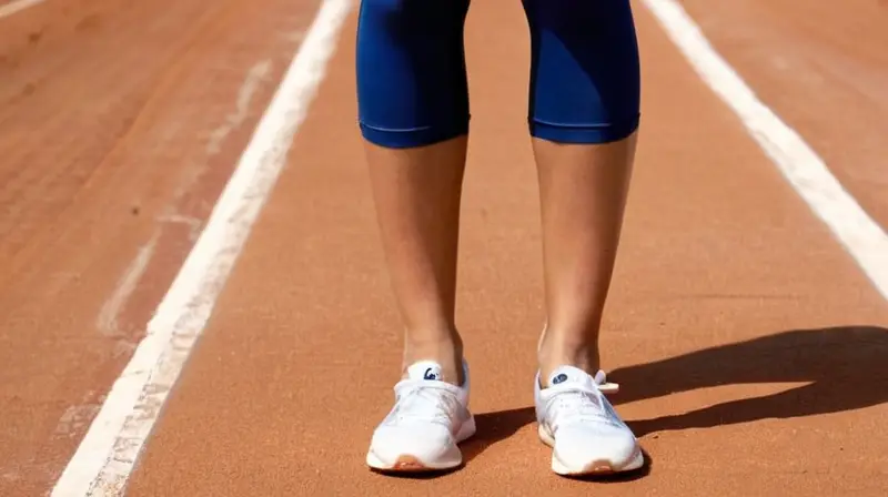 Carolina Robles se muestra en una posición atleta preparándose para lanzar el jabalina