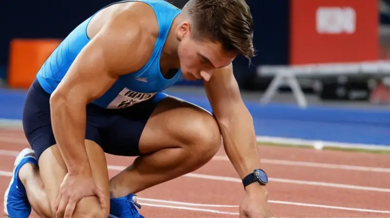 Mondo Duplantis se prepara para el salto con una técnica y disciplina notable