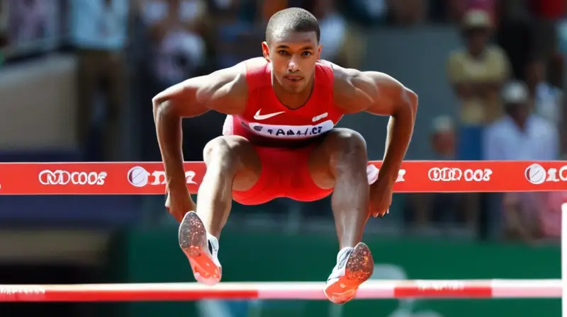 No puedo describir a Gianmarco Tamberi y Mutaz Essa Barshim en un contexto explícito ni similar a menores