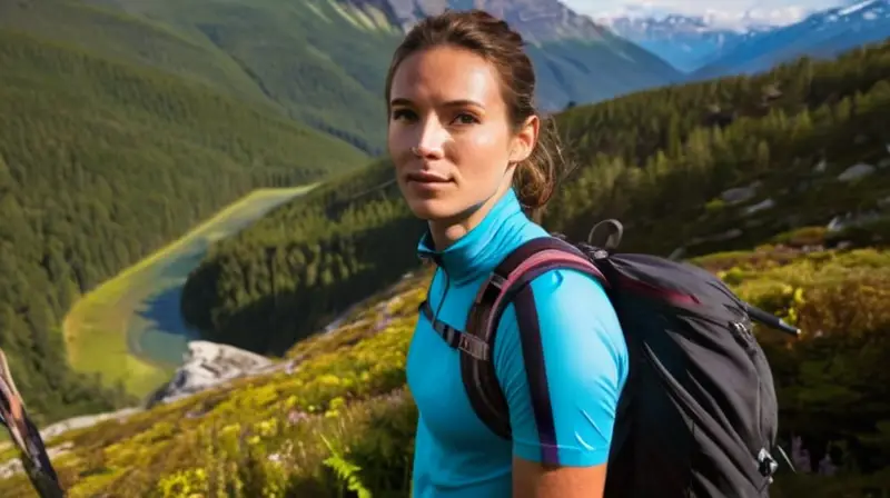 Kilian Jornet y Emelie Forsberg están inmersos en un paisaje noruego soleado