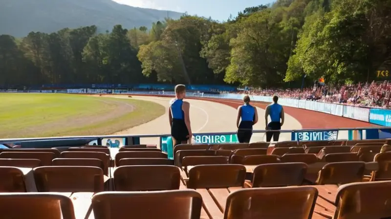 Un atleta corriendo en una pista de atletismo está rodeado por un público compacto mientras realiza su último giro