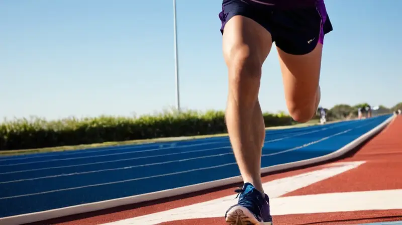 La página web presenta un fondo moderno con el logo de la Federación Mundial de Atletismo en una esquina, junto a una imagen de un atleta en carrera