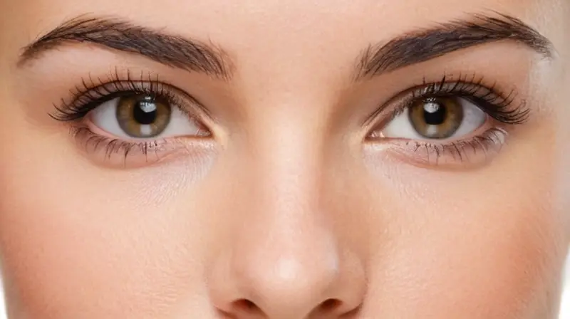 La mujer se muestra con una cara realista, con detalle y texturas precisas en la piel y el cabello