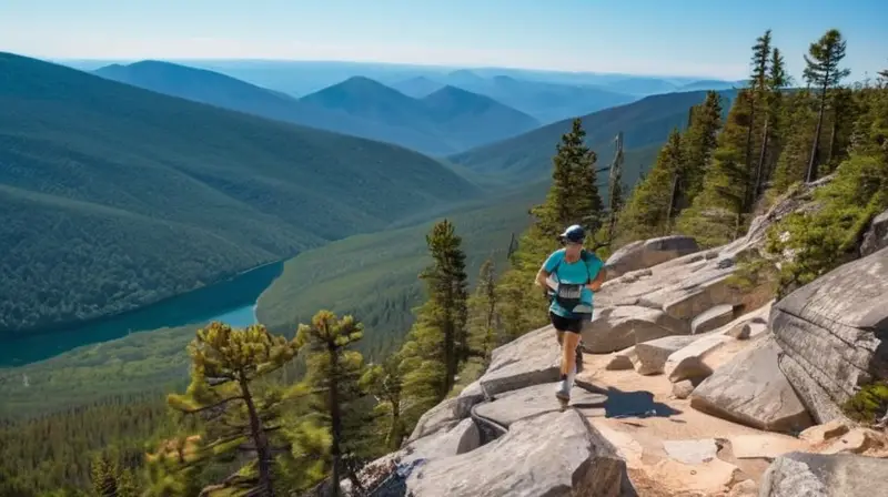 Las Salomon Wings Sky trail running shoes descansan con elegancia sobre una roca